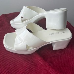 Jeffrey Campbell Bubblegum Platform Sandal Cream